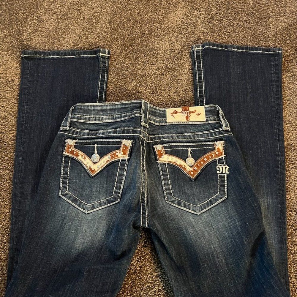 Dark Blue Embroidered Back Pocket Women’s Jeans